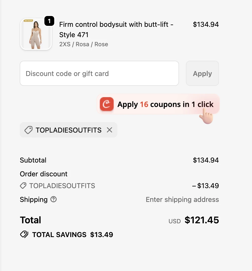 Use code: TOPLADIESOUTFITS for 10% OFF